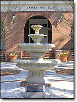 UNCW James Hall Fountain