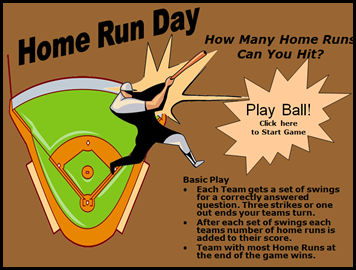 Image of The Baseball Home Run Day Game