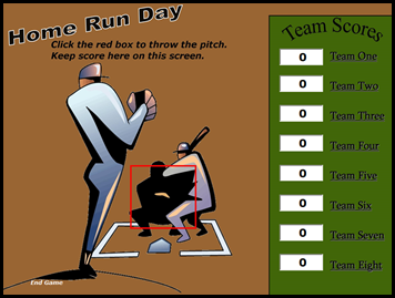 Image of The Baseball Home Run Day Game