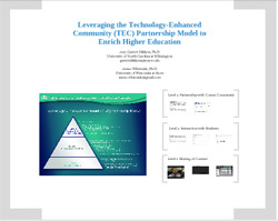 Leveraging the Technology Enhanced Community
