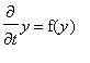 diff(y,t) = f(y)