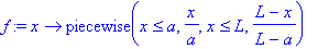 f := proc (x) options operator, arrow; piecewise(x ...