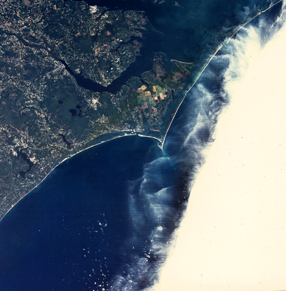 Cape Lookout from space