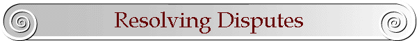 Resolving Disputes