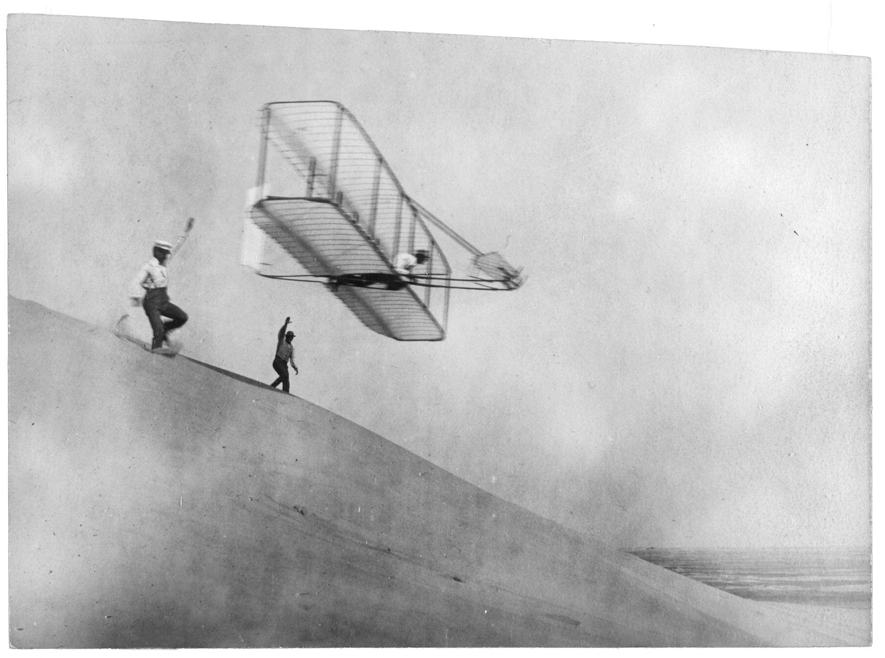 Wright Brothers flying