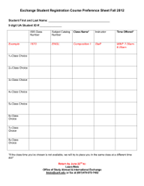 Course Request form - fillable pdf