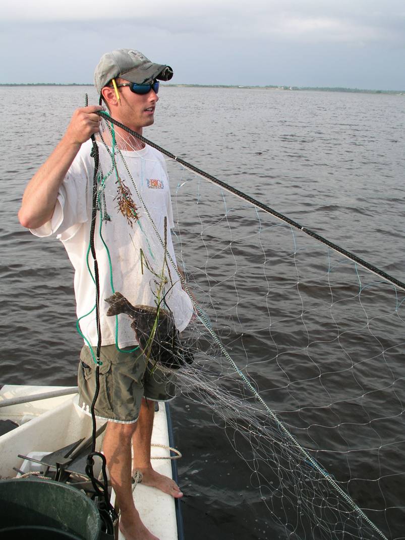 Brad Tayloe fishing nets - summer 2005