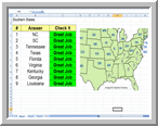 image of self check spreadsheet in excel