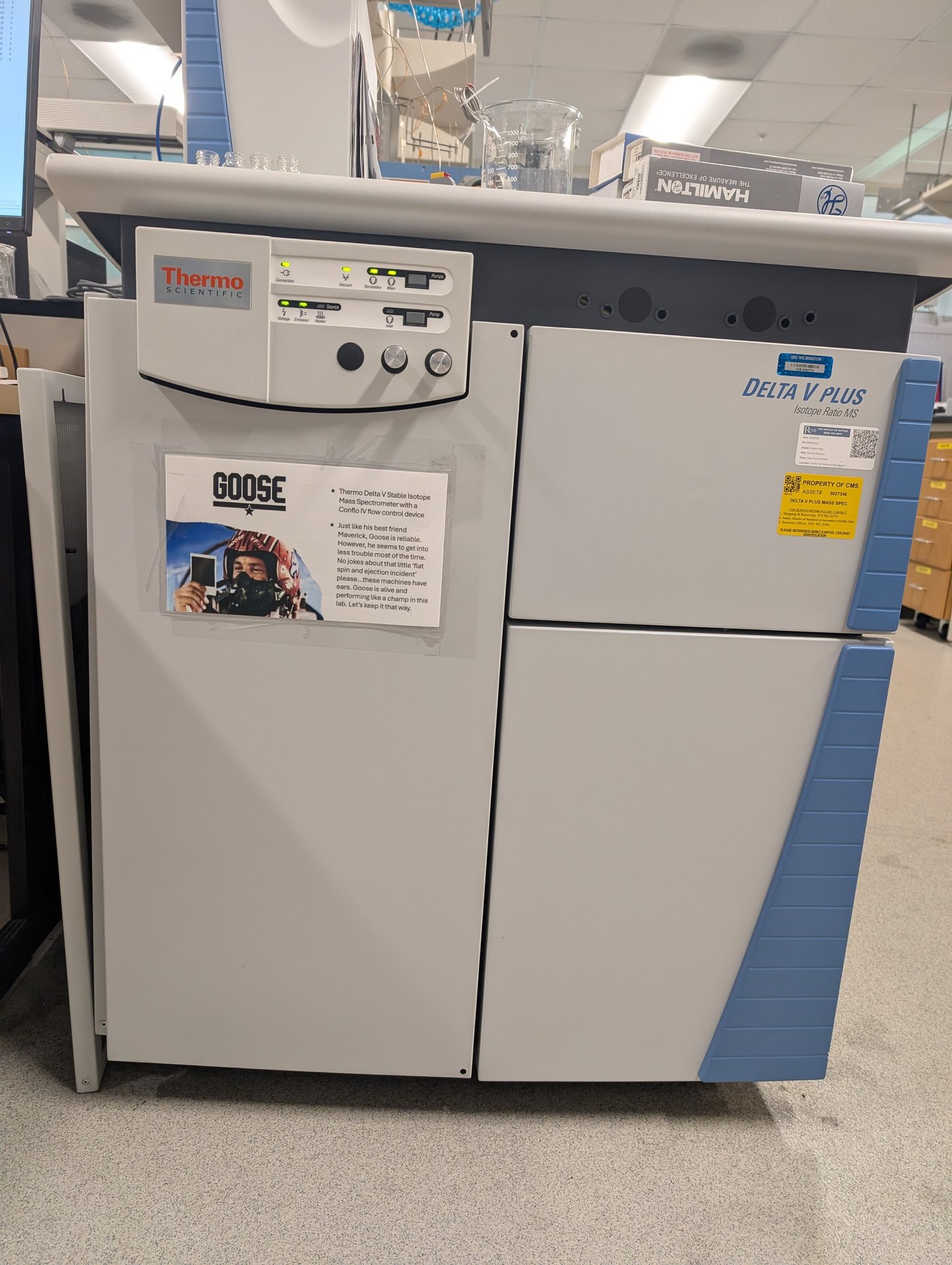 Goose mass spectrometer