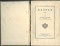 Hesper, Australian edition: title page